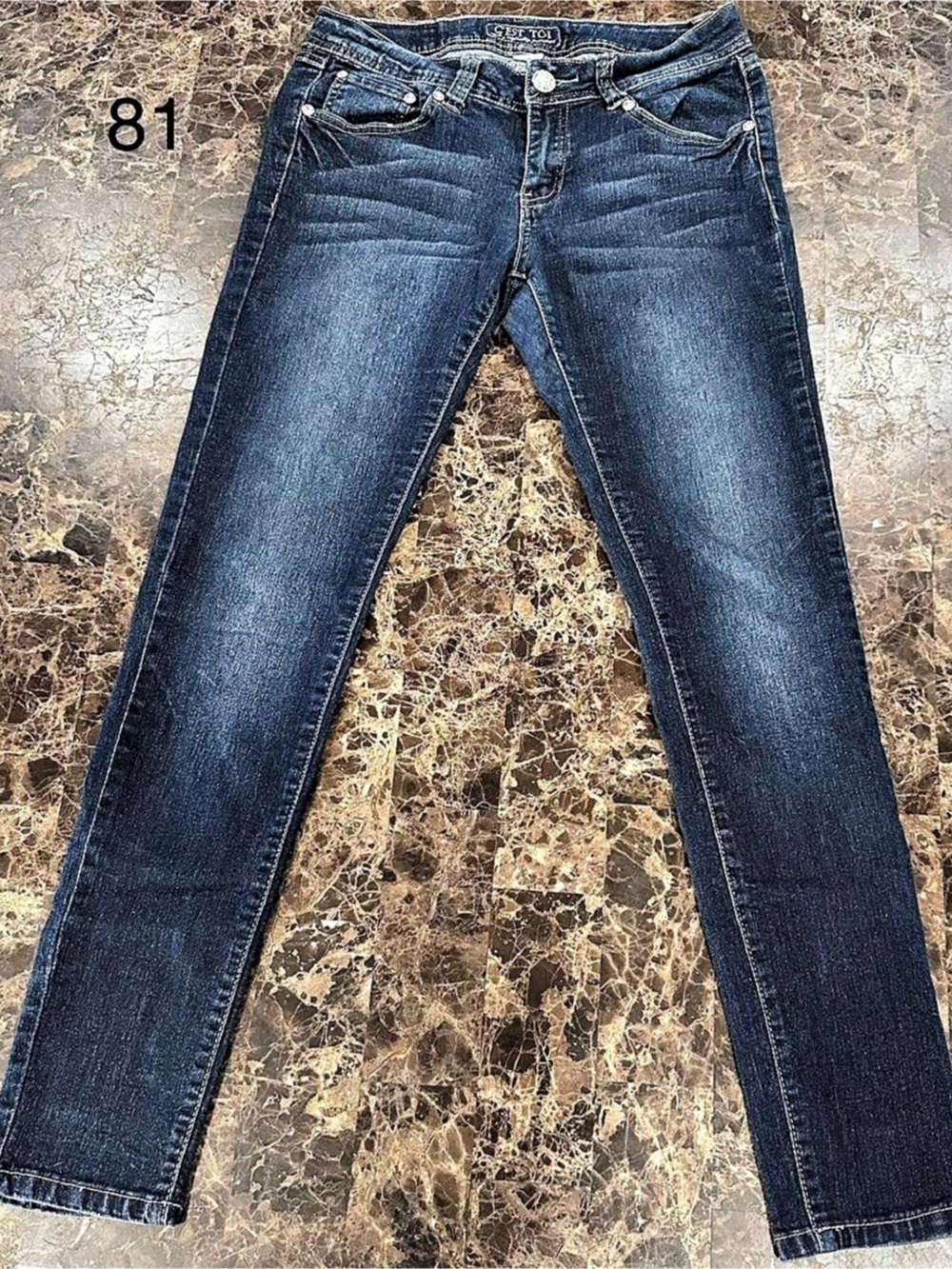 C'est Toi Skinny Jeans Blue- womens size 7